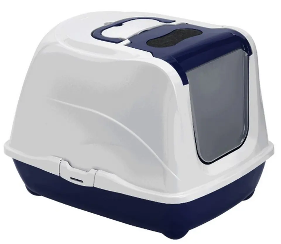 ⁨Yarro/Moderna Toilet Flip 2 with filter navy blue [Y3418]⁩ at Wasserman.eu