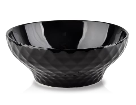 ⁨DIAMOND BLACK Bowl 17,5x12,5cm 700ml⁩ at Wasserman.eu