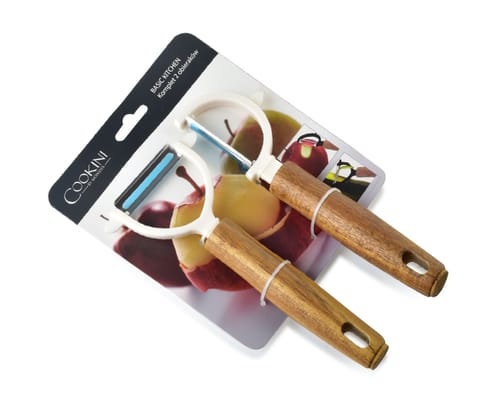 ⁨BASIC KITCHEN Komplet 2 obieraków COOKINI⁩ w sklepie Wasserman.eu
