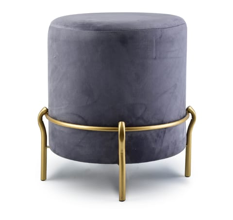 ⁨LILY Pouf dark gray h46x42cm⁩ at Wasserman.eu