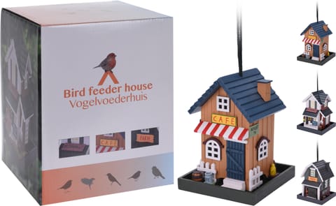 ⁨Bird feeder 3 types DESIGN 18x18x23,5cm⁩ at Wasserman.eu