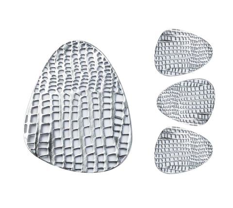 ⁨LEILA Set of 4 cup coasters 10cmx13cm⁩ at Wasserman.eu