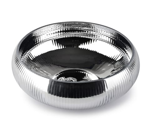 ⁨SERENITE SILVER Decorative bowl dia.29xH:10cm⁩ at Wasserman.eu