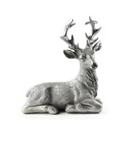 ⁨SANTA LILA Figure h18x15x7cm silver⁩ at Wasserman.eu