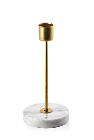 ⁨CEDRIC MARBLE Candlestick 7,5xh16,5cm⁩ at Wasserman.eu