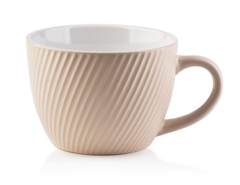 ⁨SALLY LINES BEIGE Mug 480ml 11x14.5xh8cm⁩ at Wasserman.eu