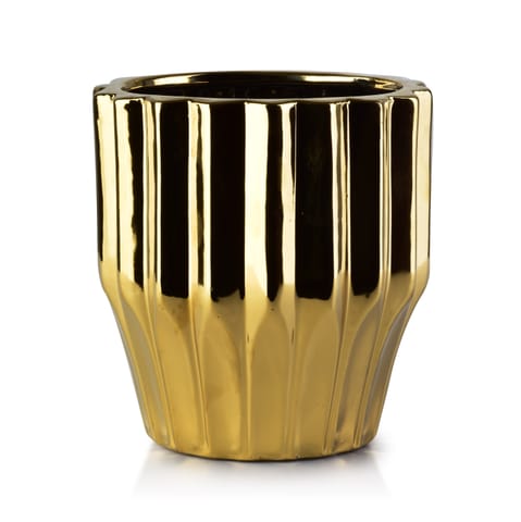 ⁨YVONNE GOLD PLANT POT 15,5xh16,5cm⁩ at Wasserman.eu