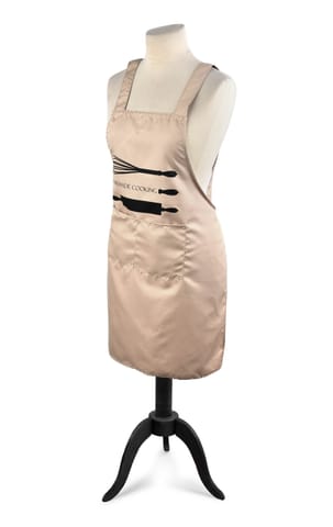 ⁨MATHILDE BEIGE Apron COOKINI h74x70cm⁩ at Wasserman.eu