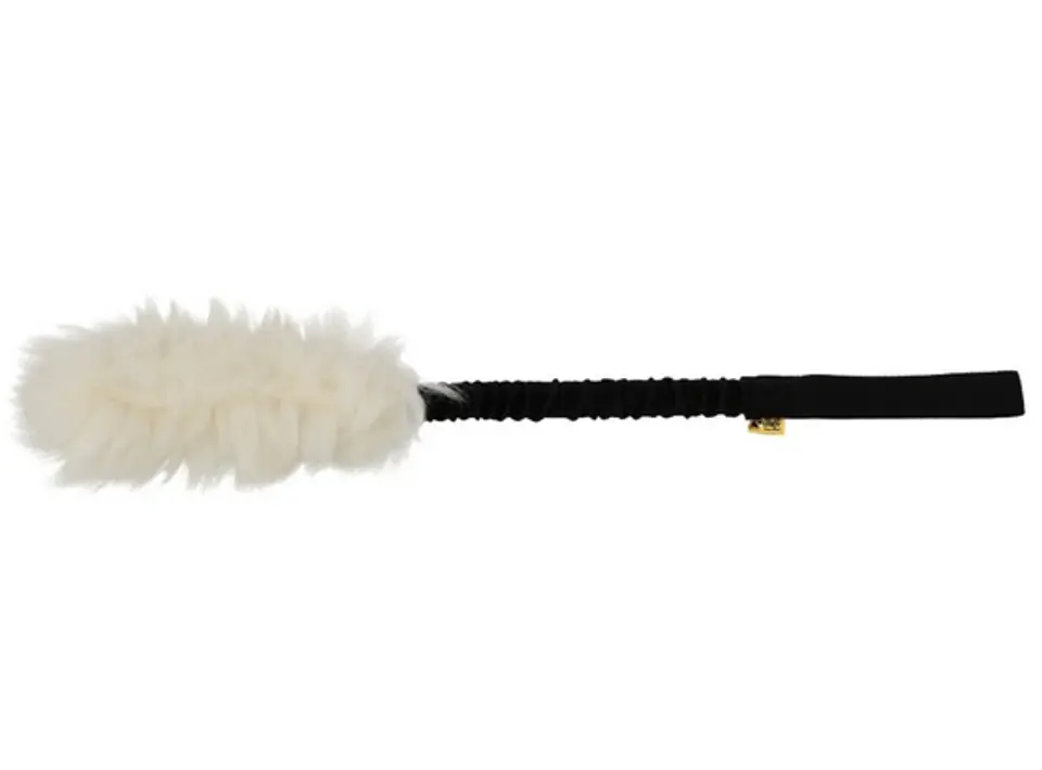 ⁨Dingo Dog Toy - Jerk Natural Bungee Sheep Fur Black⁩ at Wasserman.eu