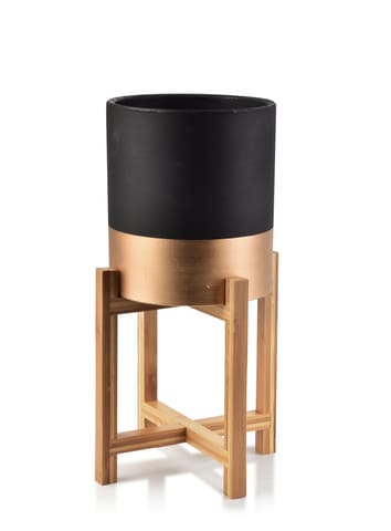 ⁨Flowerbed with casing Ava Simple Gold 40 cm⁩ at Wasserman.eu