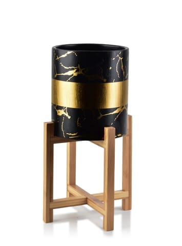 ⁨Flowerbed with casing Ava Marble Gold 40 cm⁩ at Wasserman.eu
