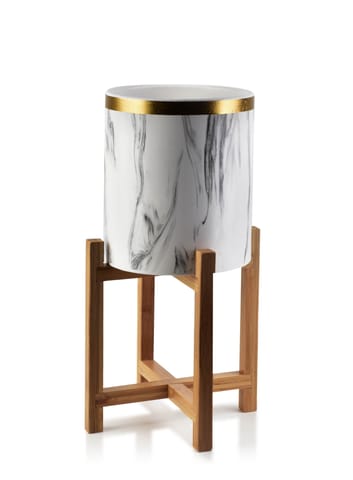 ⁨Flowerbed with casing Ava Marble 40 cm⁩ at Wasserman.eu