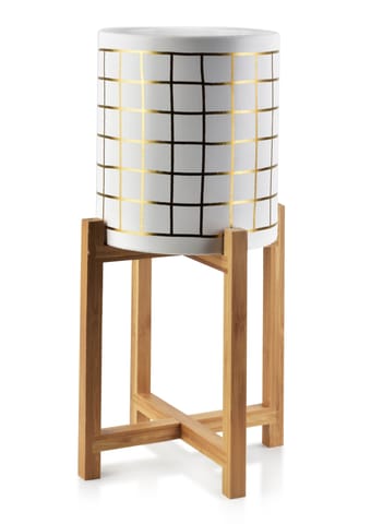 ⁨AVA GOLD POT dia.20xh23cm on stand⁩ at Wasserman.eu