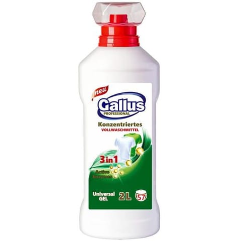 ⁨GALLUS Żel do prania 2L 57p 3w1 UNIVERSAL⁩ w sklepie Wasserman.eu