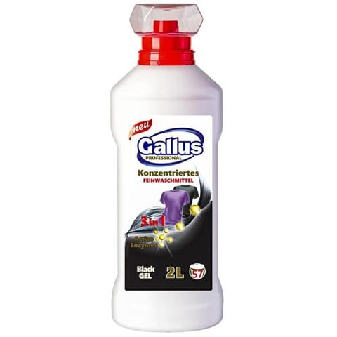 ⁨GALLUS Washing gel 2L 57p 3in1 BLACK⁩ at Wasserman.eu