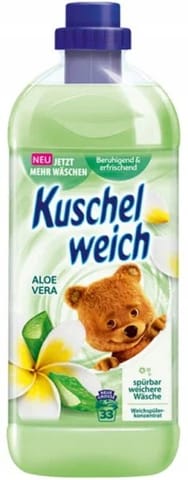 ⁨KUSCHELWEICH Płyn do płukania 1L 38p Aloe Vera⁩ w sklepie Wasserman.eu