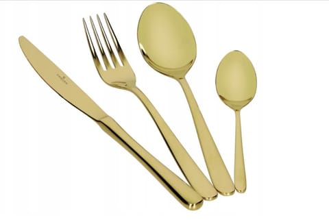 ⁨ZWIEGER VESPER GOLD Set 24pcs cutlery⁩ at Wasserman.eu