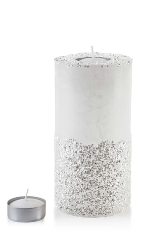 ⁨CANDLE LANTERN ROLLER 120X240 DIAMOND WHITE SILVER CRYSTALS⁩ at Wasserman.eu