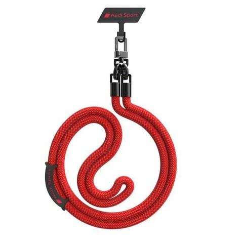 ⁨Audi uniwersalna smycz do telefonu 120cm 10mm crossbody czerwony/red AUS-CBL10-RSQ/D1-RD⁩ w sklepie Wasserman.eu