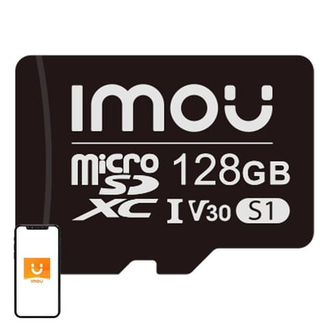 ⁨Karta pamięci IMOU 128GB microSD (UHS-I, SDHC, 10/U3/V30, 95/38)⁩ w sklepie Wasserman.eu