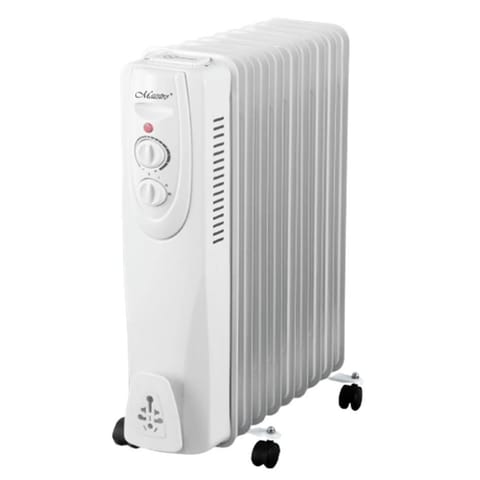 ⁨Maestro 9-rib oil-filled radiator, 2000W MR-950-9 white⁩ at Wasserman.eu