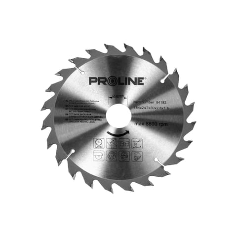 ⁨PIŁA TARCZOWA DO DREWNA 160*18T*20/16MM   PROLINE⁩ w sklepie Wasserman.eu