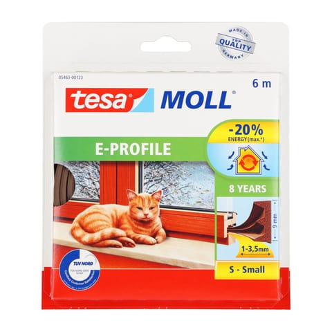 ⁨USZCZELKA GUMOWA PROFIL E 6M : 9MM, BRĄZOWA(H0546323)⁩ w sklepie Wasserman.eu