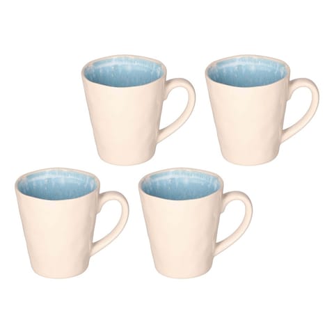 ⁨ROSE&TULIPANI CONCERTO FUSE AZZURRO Zestaw 4 kubków 360 ml⁩ w sklepie Wasserman.eu