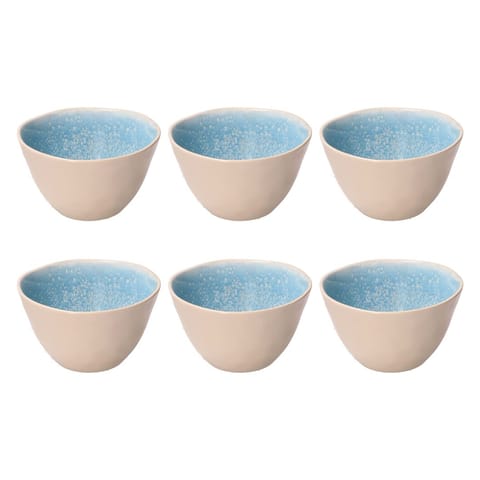 ⁨ROSE&TULIPANI CONCERTO FUSE AZZURRO Zestaw 6 małych misek 12 cm⁩ w sklepie Wasserman.eu