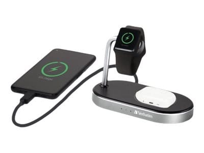 ⁨Verbatim WCS-02 Universal Black USB Wireless charging Fast charging Indoor⁩ at Wasserman.eu