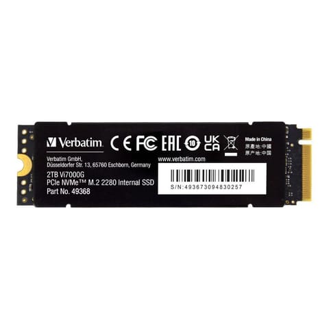 ⁨Verbatim Vi7000G PCIe NVMe M.2 SSD 2TB The Ultimate Gaming Solution⁩ at Wasserman.eu