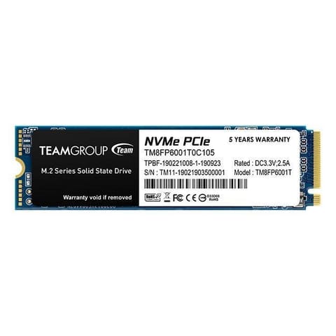 ⁨Dysk SSD Team Group MP33 1TB M.2 2280 PCIe NVMe (1800/1500)⁩ w sklepie Wasserman.eu