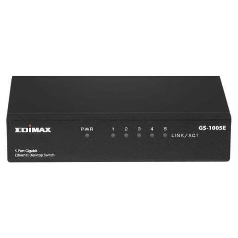 ⁨Switch niezarządzalny Edimax GS-1005E 5x100/1000⁩ w sklepie Wasserman.eu