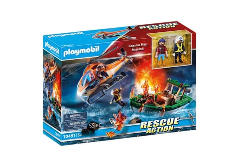 ⁨PLAYMOBIL 70491 Rescue Action Misja przybrzeżnej straży pożarnej⁩ w sklepie Wasserman.eu