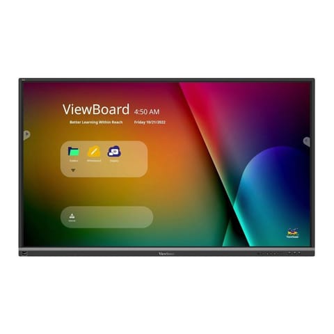 ⁨Viewsonic IFP7550-5F tablica interaktywna 190,5 cm (75") 3840 x 2160 px Ekran dotykowy Czarny HDMI⁩ w sklepie Wasserman.eu