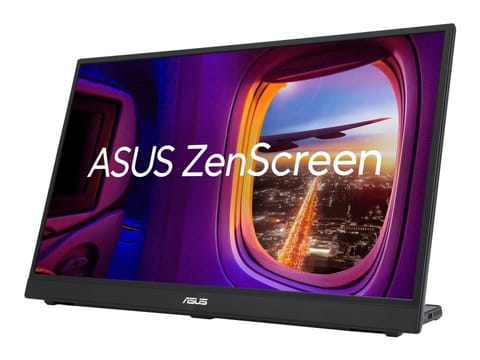 ⁨ASUS ZenScreen MB17AHG monitor komputerowy 43,9 cm (17.3") 1920 x 1080 px Full HD Czarny⁩ w sklepie Wasserman.eu