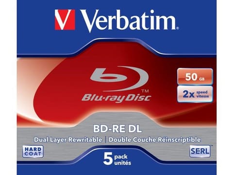 ⁨Verbatim BD-RE DL 50GB 2 x 5 Pack Jewel Case 5 pc(s)⁩ at Wasserman.eu