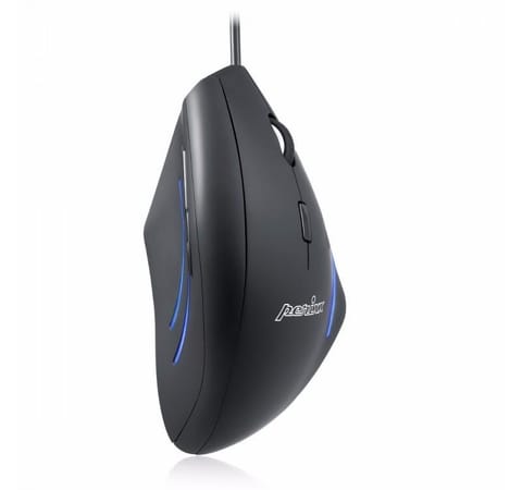 ⁨Perixx PERIMICE-508 Wired Mouse Optical Vertical Vertical Black⁩ at Wasserman.eu