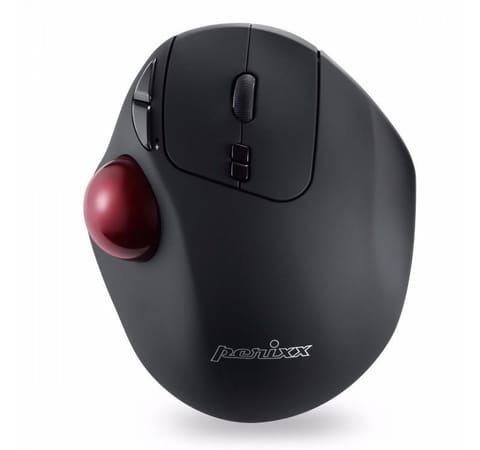 ⁨Perixx PERIMICE 717 Wireless Mouse Laser Trackball 34mm Black⁩ at Wasserman.eu