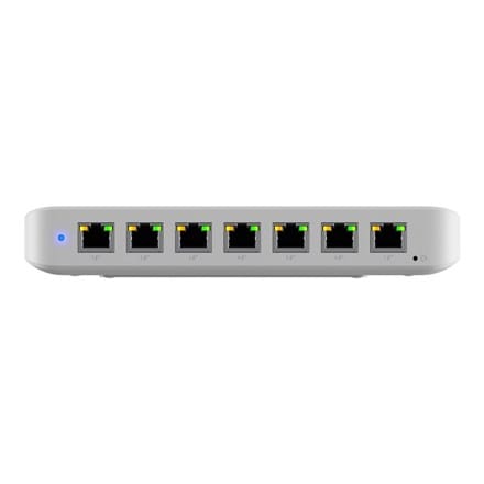 ⁨Ubiquiti USW-Ultra-60W-EU | Switch | 8x RJ45 1000Mb/s PoE+, Wejście PoE++, 60W, zasilacz w zestawie⁩ w sklepie Wasserman.eu