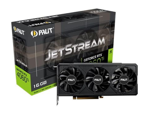 ⁨Palit RTX4060 TI Jetstream        16GB GDDR6 HDMI 3xDP⁩ at Wasserman.eu