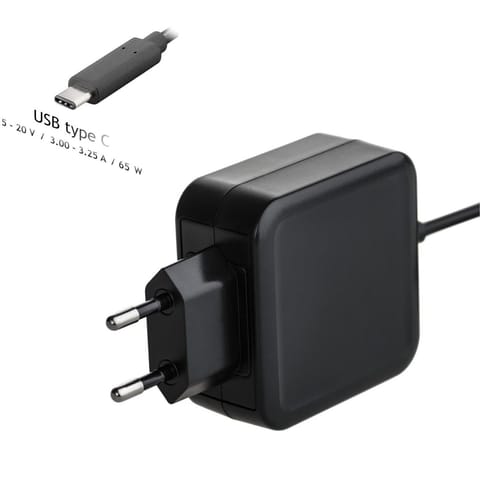 ⁨Akyga AK-ND-70 Notebook AC Adapter 20V/3 - 3.25A 65W USB type C⁩ at Wasserman.eu