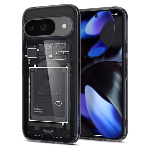 ⁨Etui do GOOGLE PIXEL 9 / 9 PRO Spigen Ultra Hybrid Zero One czarne⁩ w sklepie Wasserman.eu