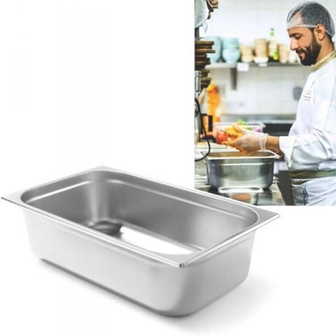 ⁨Container GN 1/1 stainless steel Profi Line height 150 mm - Hendi 801215⁩ at Wasserman.eu