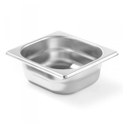 ⁨Container GN 1/6 stainless steel Profi Line height 100 mm - Hendi 801727⁩ at Wasserman.eu
