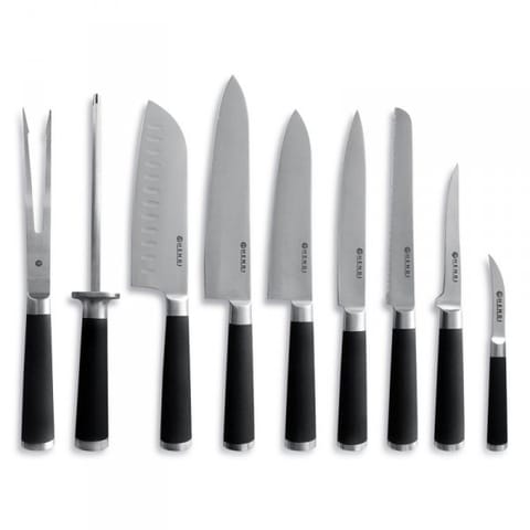 ⁨Chef Kurt Scheller knife set edition 9 pieces - Hendi 975770⁩ at Wasserman.eu
