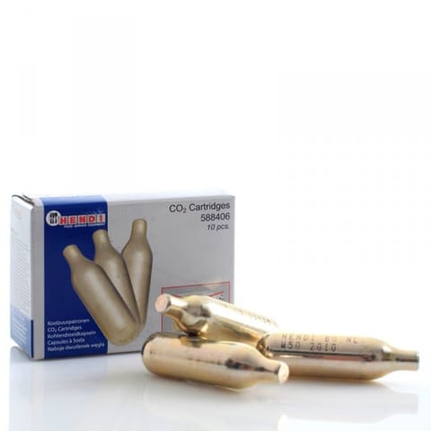 ⁨Naboje do syfonu do wody gazowanej sodowej CO2 10szt - Hendi 588406⁩ w sklepie Wasserman.eu