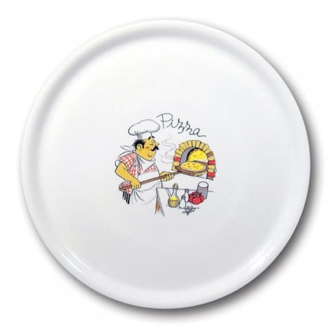 ⁨Durable pizza plate made of Porcelain Speciale decorated 330mm - set of 6pcs.⁩ at Wasserman.eu