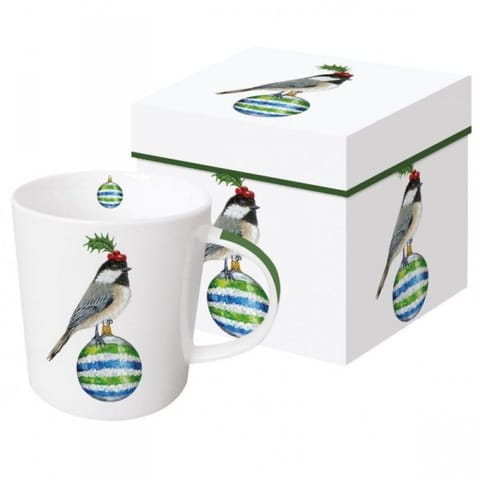 ⁨Ptaszek na Bombce Kubek Porcelanowy w Ozdobnym Puddełku 350 ml⁩ w sklepie Wasserman.eu