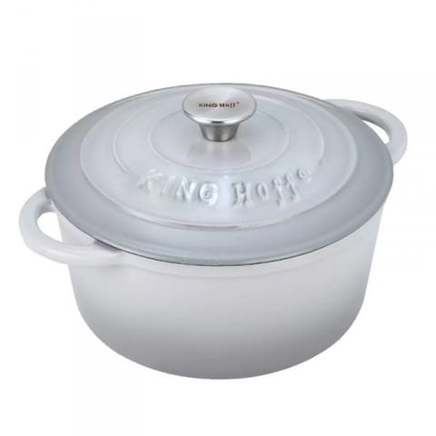 ⁨ENAMELLED CAST IRON POT 24cm KINGHOFF KH-1521⁩ at Wasserman.eu